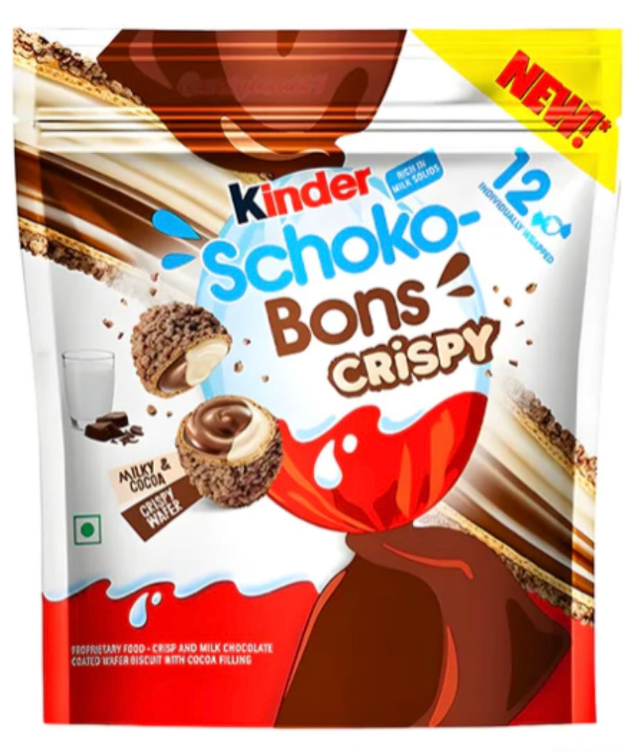 3 x Kinder Schoko-Bons Crispy aus Dubaj 🇦🇪 (Kopie) - MHD 18.09.24