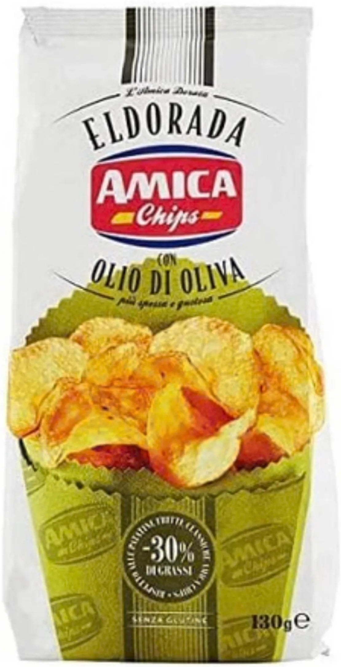 Amica Chips Eldorada con Olio di Oliva 130g 🇮🇹