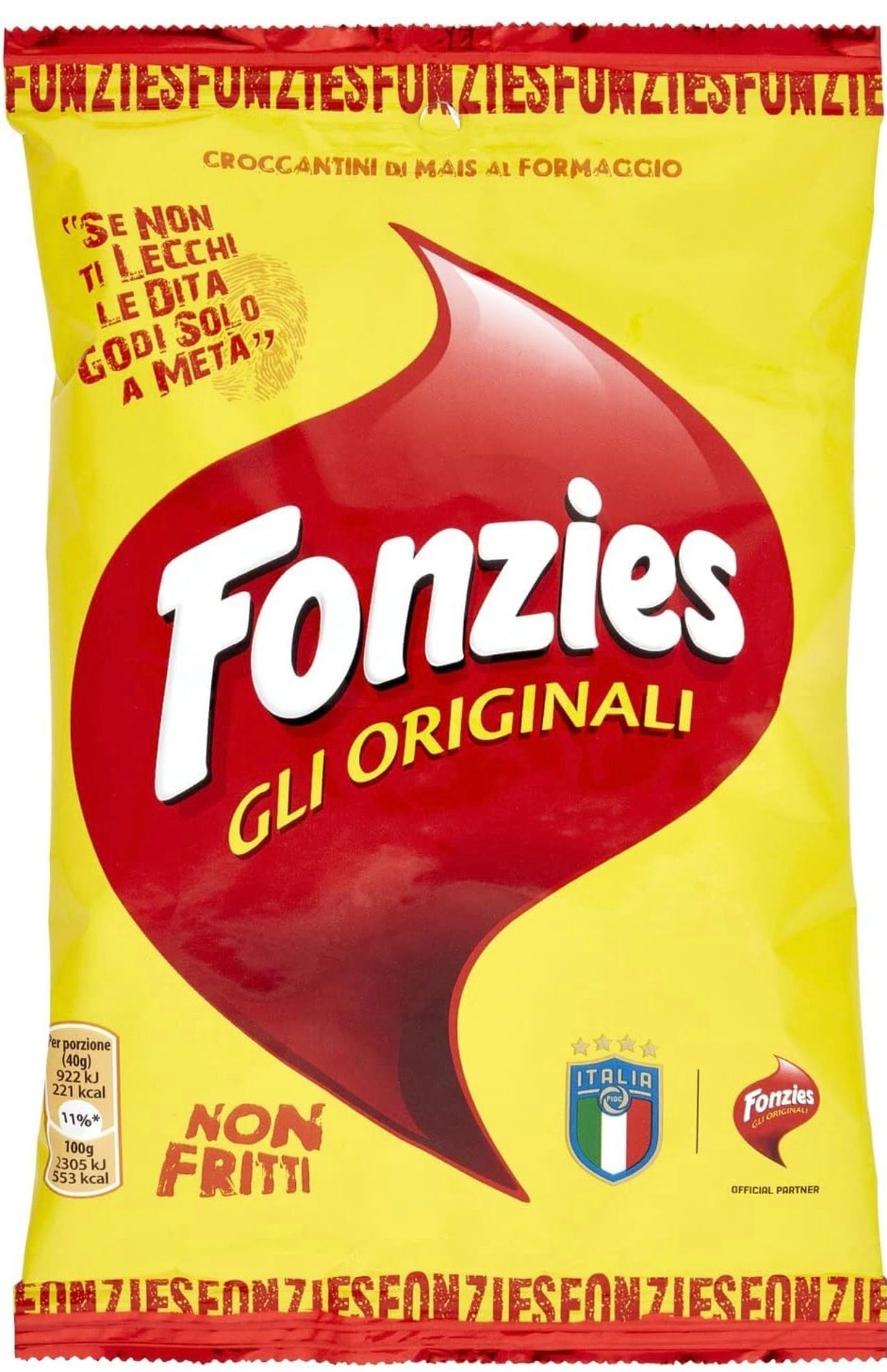 Fonzies Gli Originali Mais-Snack mit Käse 🇮🇹 (40 g)