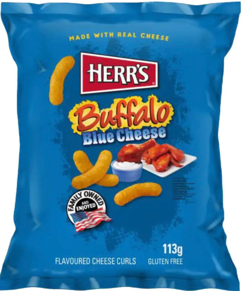 Herr´s Buffalo Blue Cheese Flavored Cheese Curls