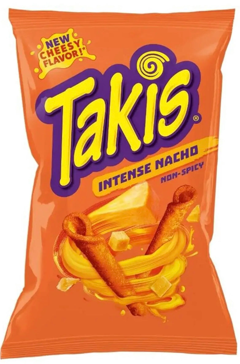 Takis Intense Nacho - amerikanische Chips - Käse Geschmack - 90g - NO PICANTE