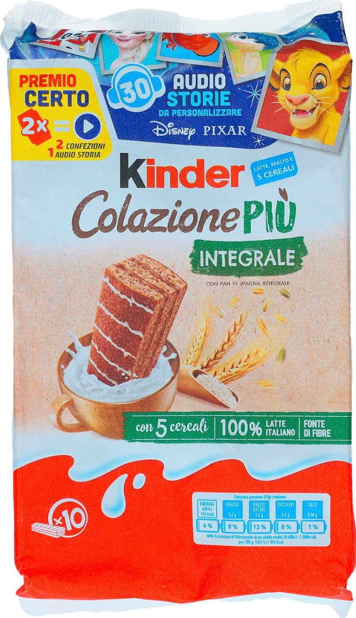 Kinder Colazione Più con 5 Cereali Integrale 🇮🇹