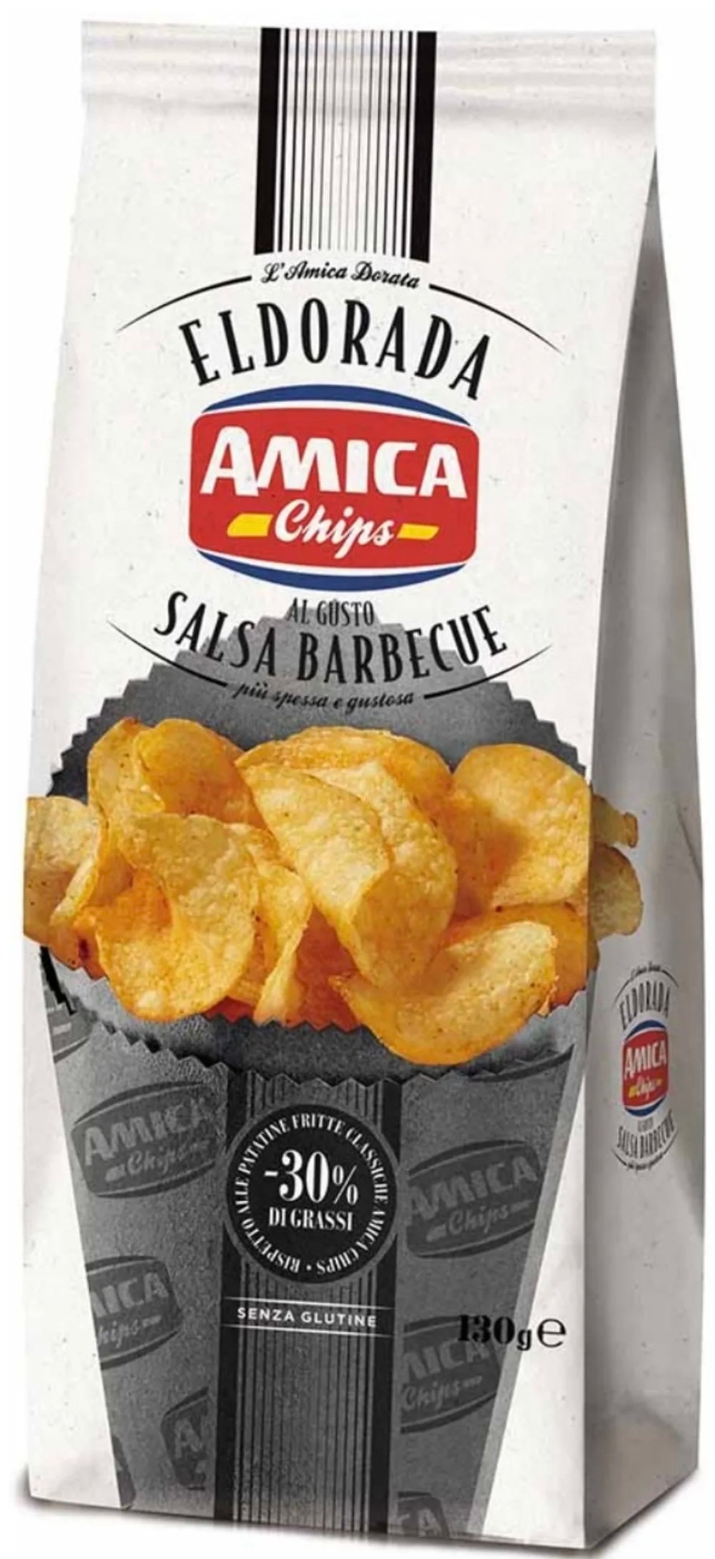 Amica Chips Eldorada Salsa BBQ 130g 🇮🇹