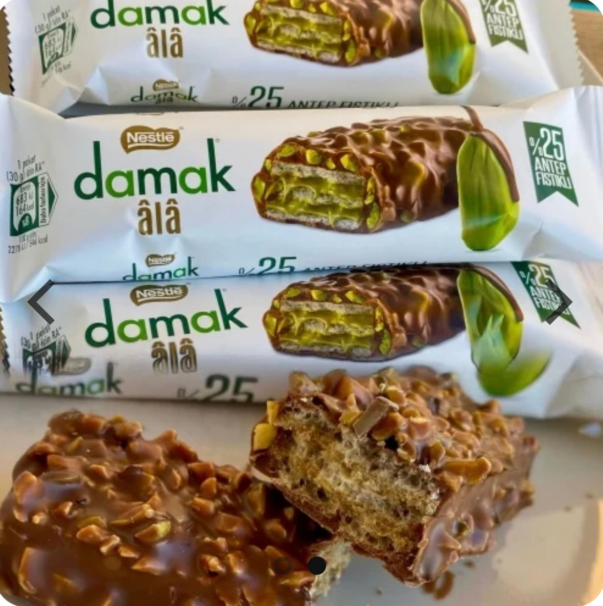 Nestle Damak Schokoladenwaffel mit Pistazien 30g 🇹🇷