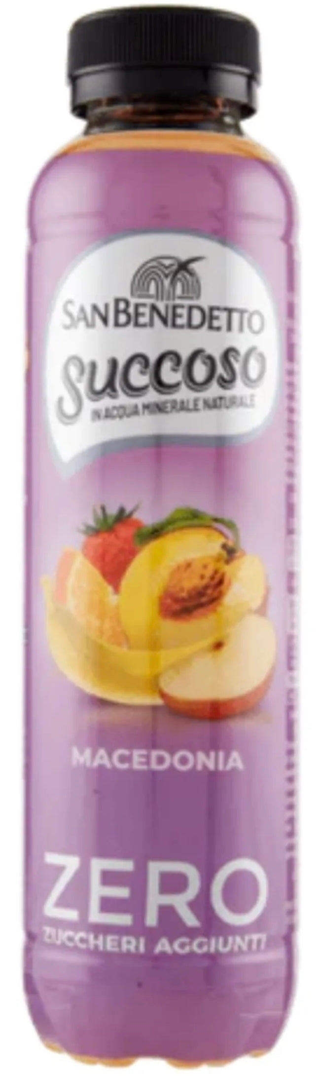 San Benedetto Macedonia Succoso Zero Gemischter Fruchtsaft PET 400ml - My Secret 🇮🇹
