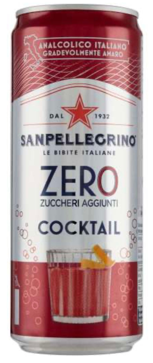 San Pellegrino Cocktail Zero Aperitivo - L‘originale Italiano 🇮🇹 (330 ml)